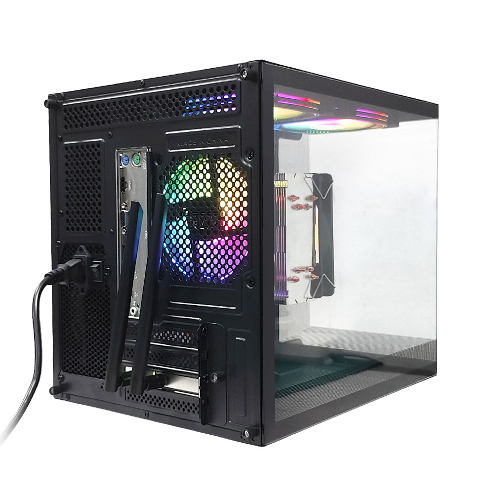 Best Price I9 Level Intel Xeon E5 2695 Cpu 12 Core 48g Ram 512g 1tb Ssd Rx580 8g Video Card Gaming Desktop Computers