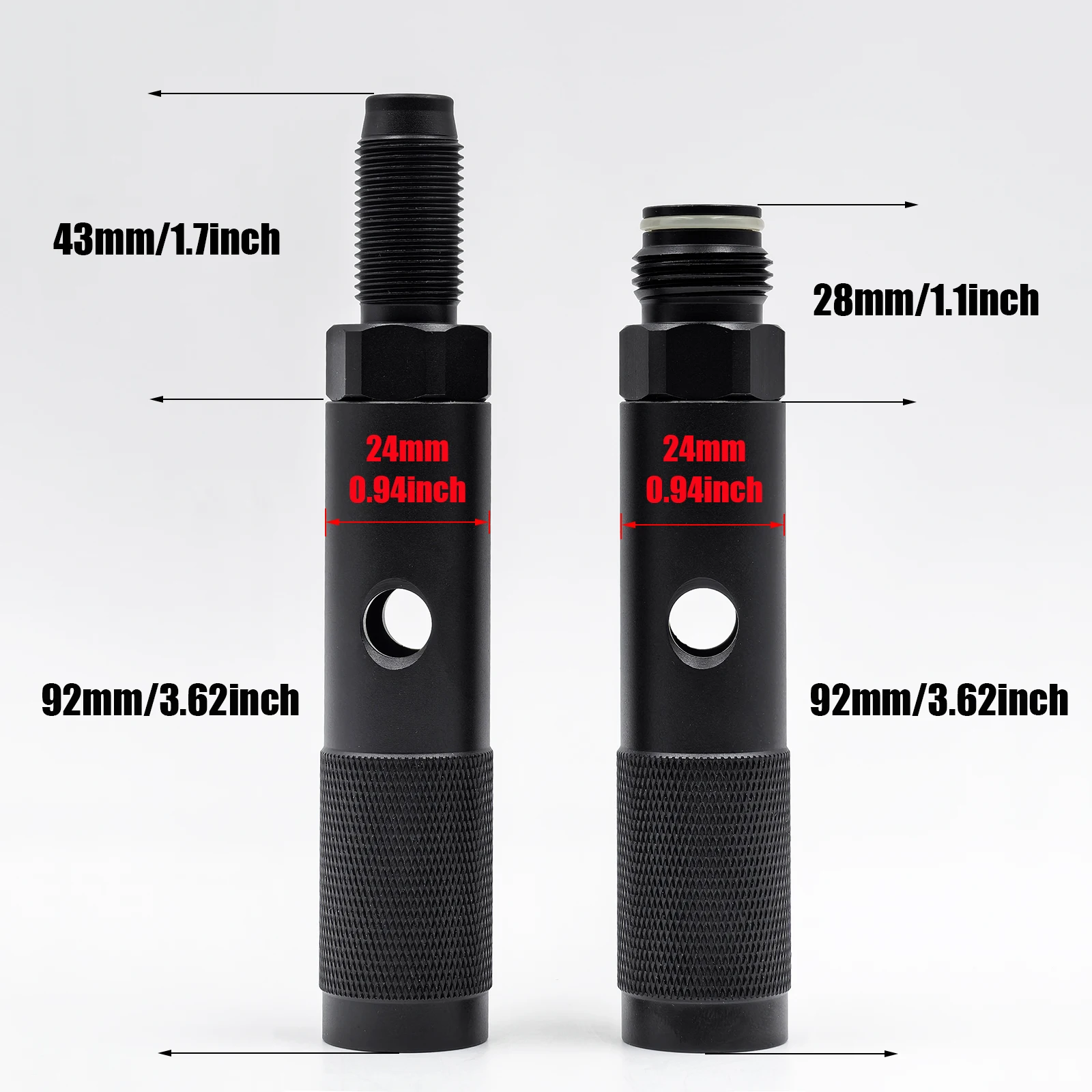 Quick Charge Adapter พิเศษสําหรับ 12 กรัม CO2 ตลับหมึกอลูมิเนียมวัสดุ G1/2-14 หรือ M16 * 1.5 มาตรฐาน CO2 ถังด้าย