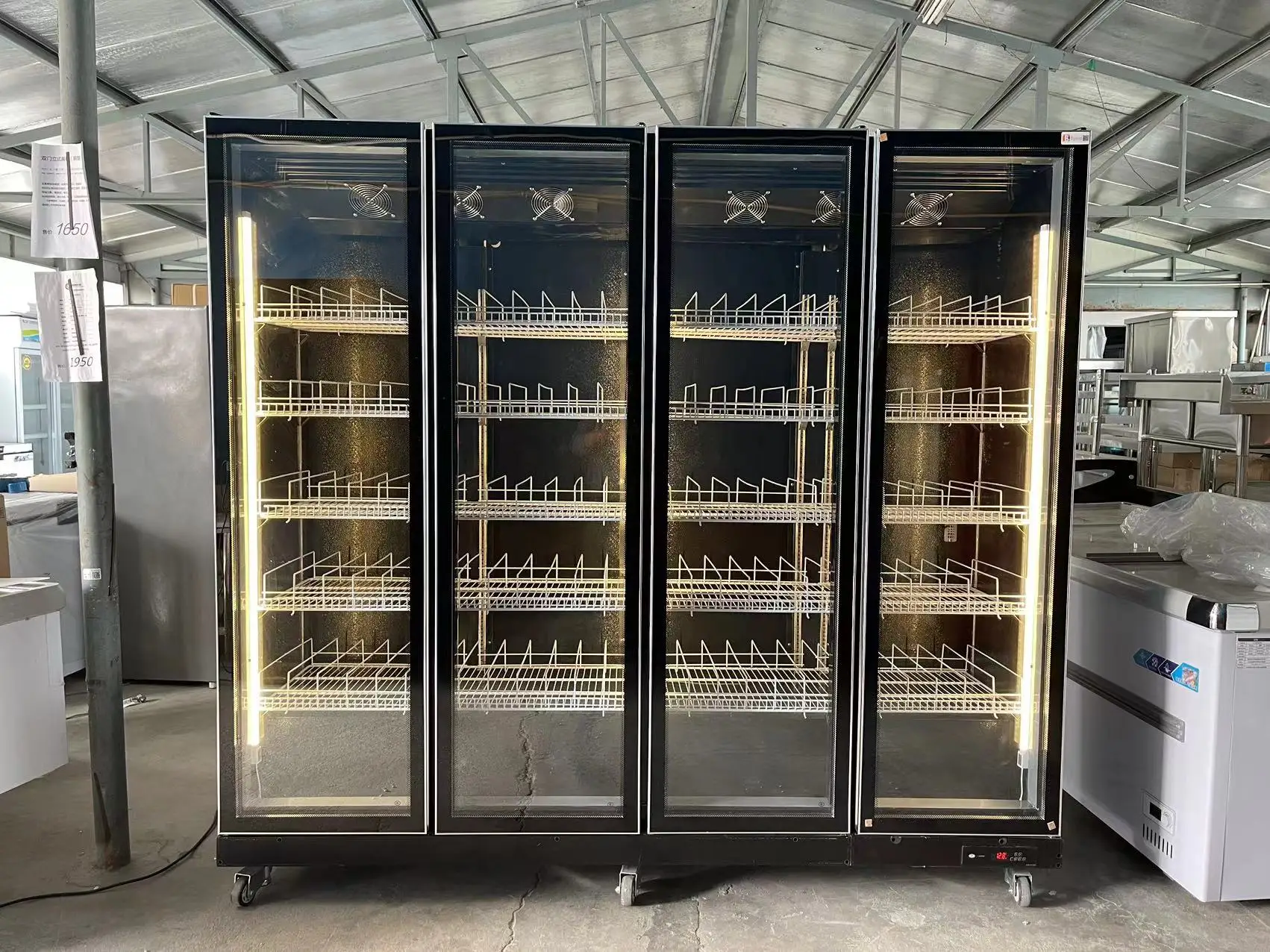 Commercial Refrigerator Glass Door Wine Beverage Coolers Countertop Wine Chiller In Bar