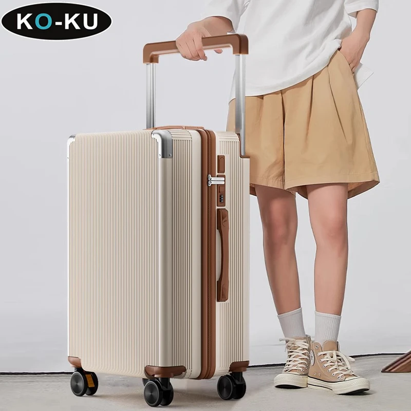 กระเป๋าเดินทางล้อลากกว้าง18/20นิ้วแบบ KO-KU, กล่องใส่พาสเวิร์ด26 ''28'' กระเป๋าอเนกประสงค์ความจุมาก