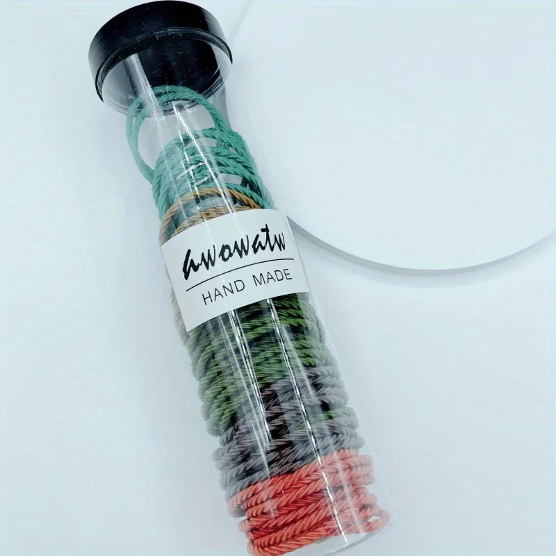 100 peças anéis de cabelo sem costura elásticos laços de cabelo simples all-match cordas de cabelo antiderrapantes anéis de cabelo