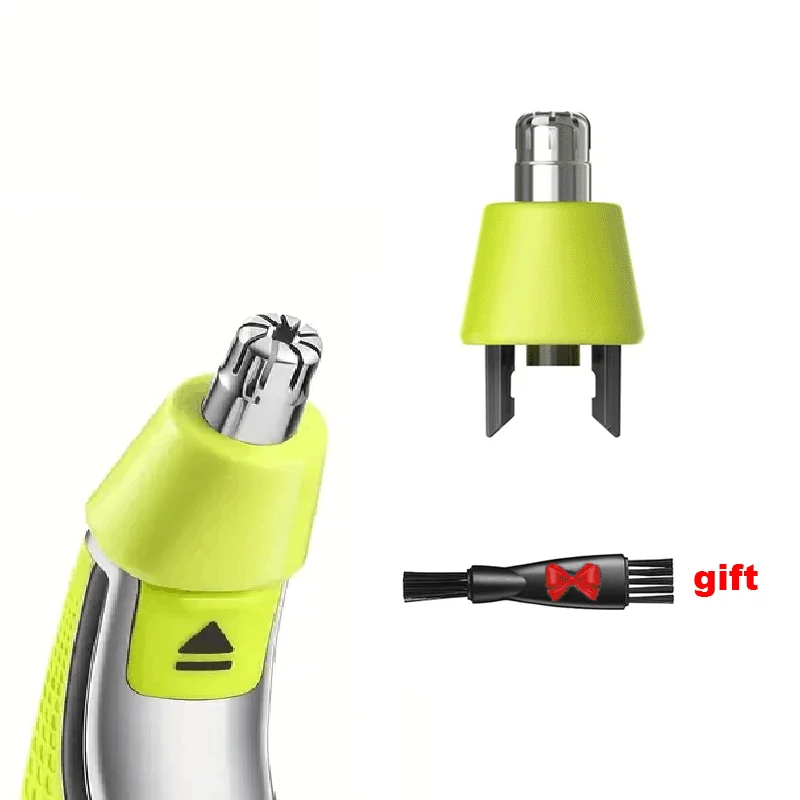 กันน้ํา Dual EDGE หัวเปลี่ยนใบมีดสําหรับ Philips One Blade & One Blade Pro เครื่องโกนหนวดจมูกผม Trimmer 1 ชิ้น