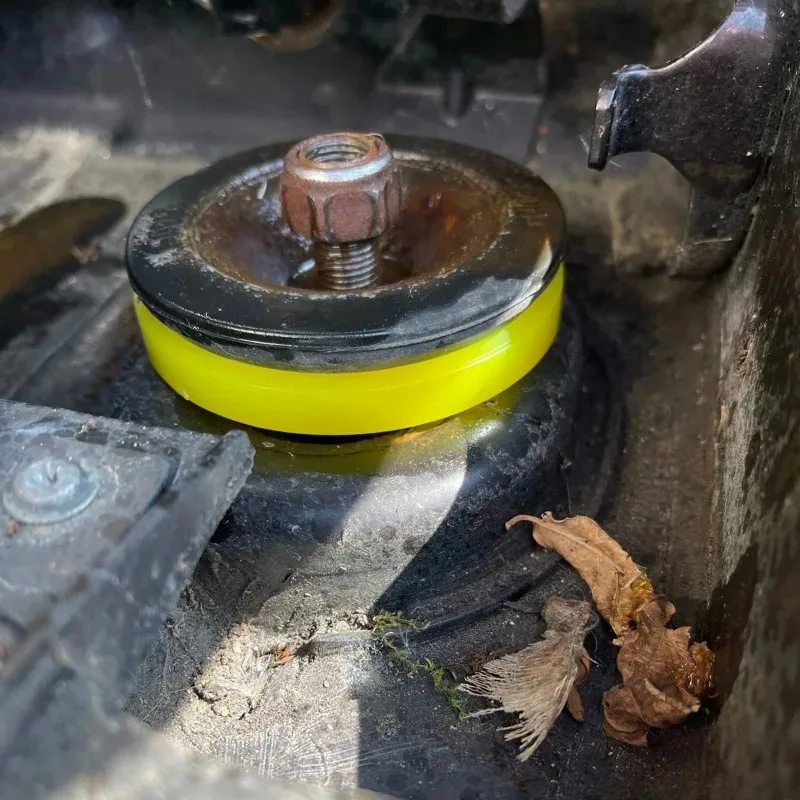2 amortecedores de bucha de borracha, amortecedor universal para torre de suporte dianteiro, suspensão, absorção de choque, arruela de rolamento sobre amortecedores