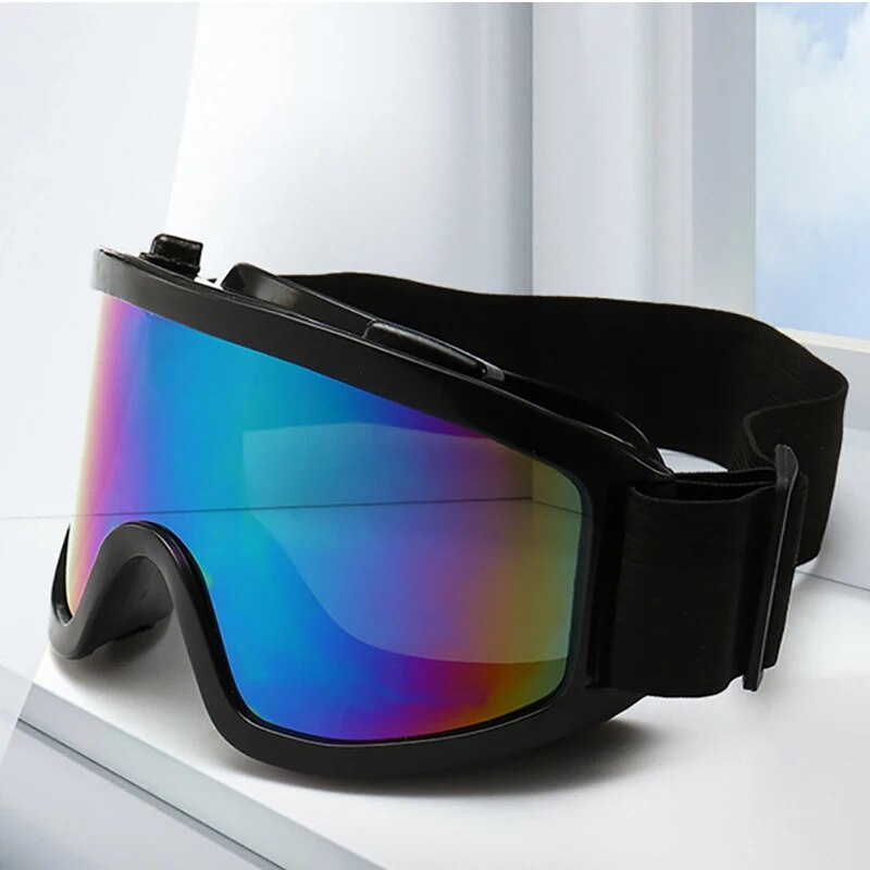 Occhiali protettivi Casco da motociclista Sport all'aria aperta Antivento Antipolvere Occhiali da sci Occhiali da snowboard Motocross Riot Contr