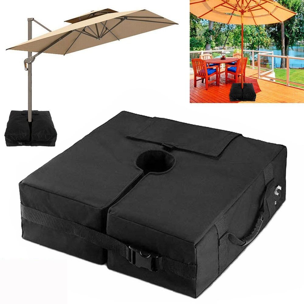 Base de parasol amovible avec poignées, sac de sable RapWeight, Wind-Verde Sun Umbrella, support de parasol, partenaires