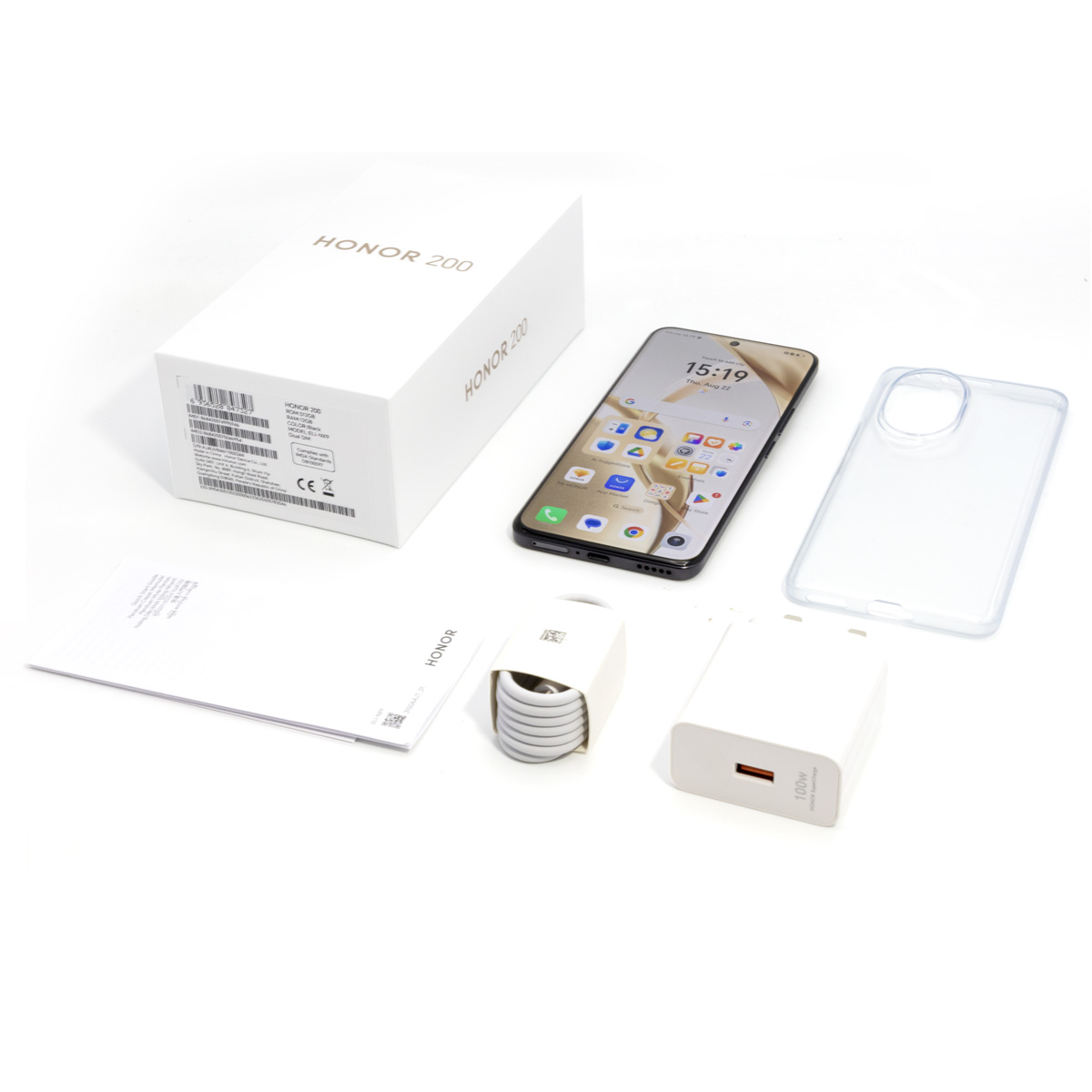 SmartPhone Honor 200 5G Snapdragon 7 Gen 3, écran OLED 6.7 pouces 120Hz, Charge rapide 100W, caméra 50MP, double SIM, rayons infrarouges NFC