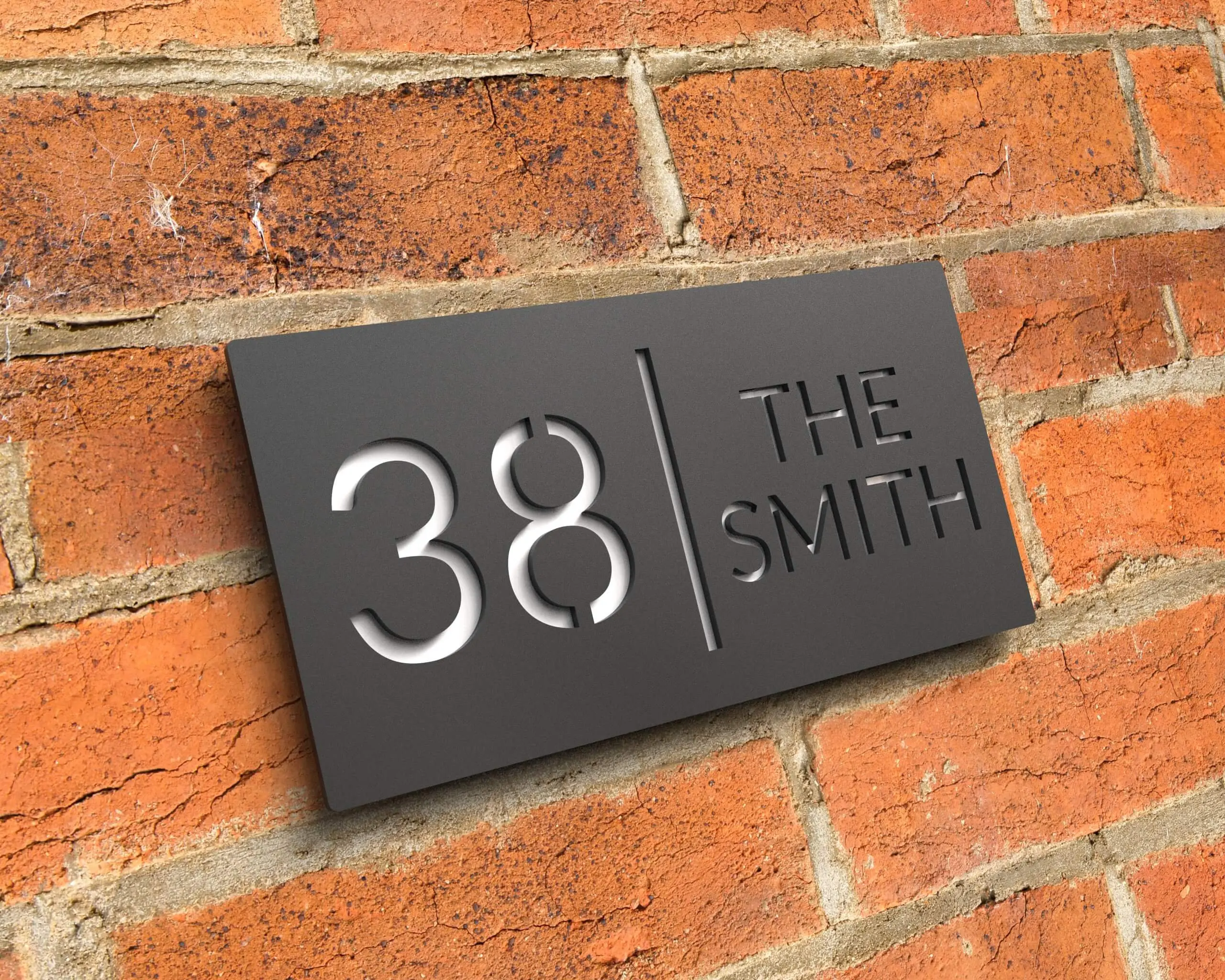 Personalized Design Mailbox Sign Custom Acrylic House Numbers Sign Address Plaque Floating 3D Letter Home Outdoor Name Plates