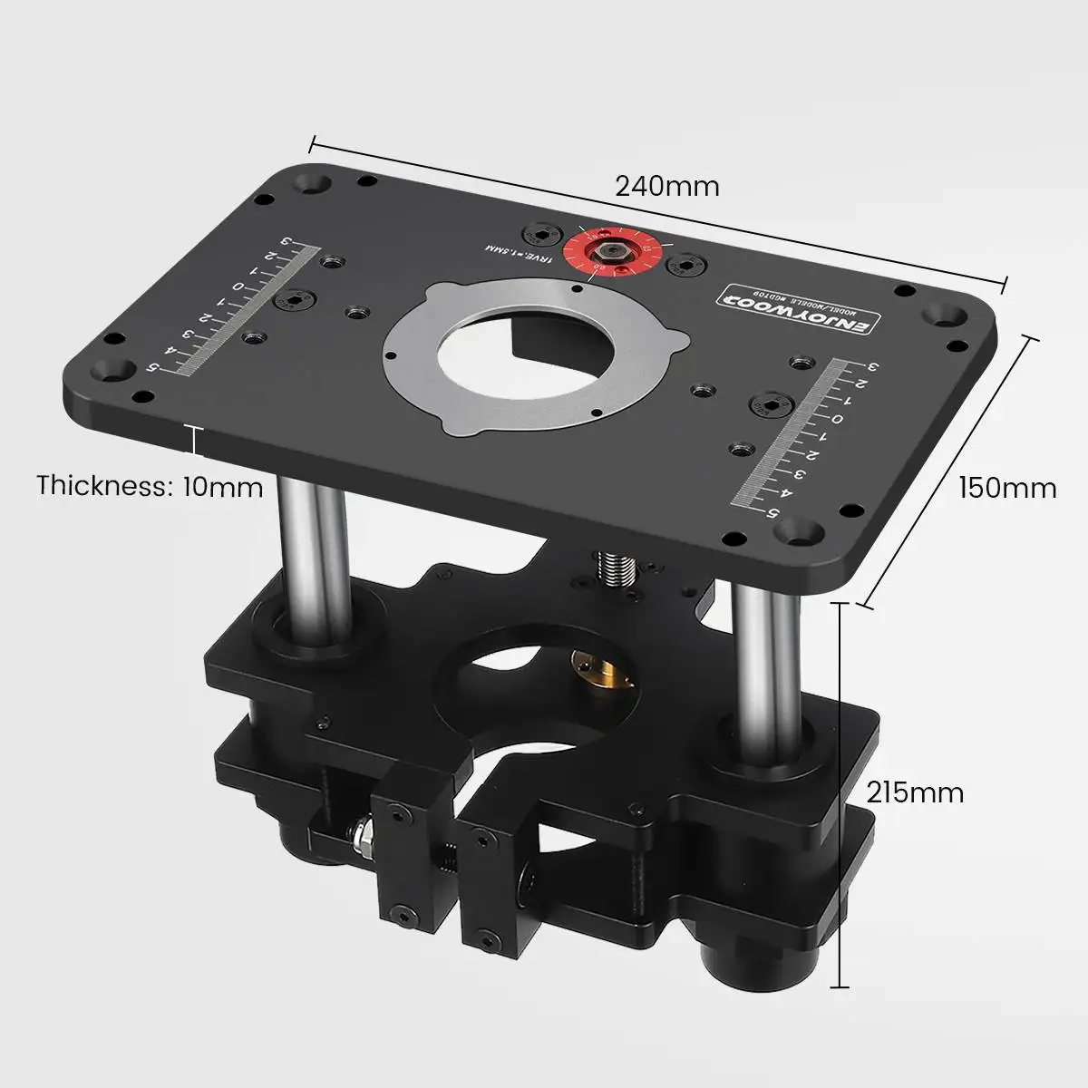 ENJOYWOOD GD7 PRO Router Lift for 65mm 69mm Wood Router Table Set Up Lift with Plate Precision Woodworking Tool