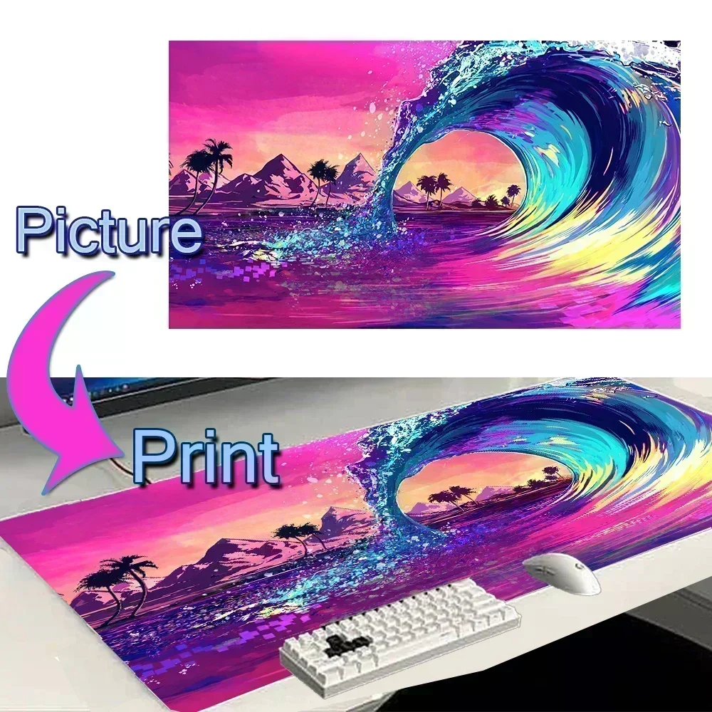 Custom Playmat 120x50 cm Deskmat Custom Image Tabletop Gaming Mouse Pad Playmat Custom Game Mat Printing HD,Rubber Mouse Pad Xxl