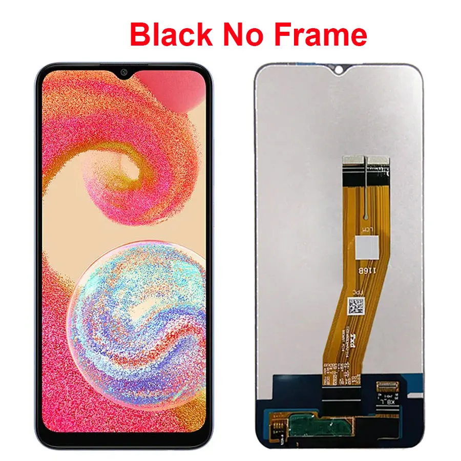 Origina LCD สําหรับ Samsung Galaxy A04e A042F จอแสดงผล LCD Touch Panel Digitizer เปลี่ยนสําหรับ Samsung A04e LCD กรอบ