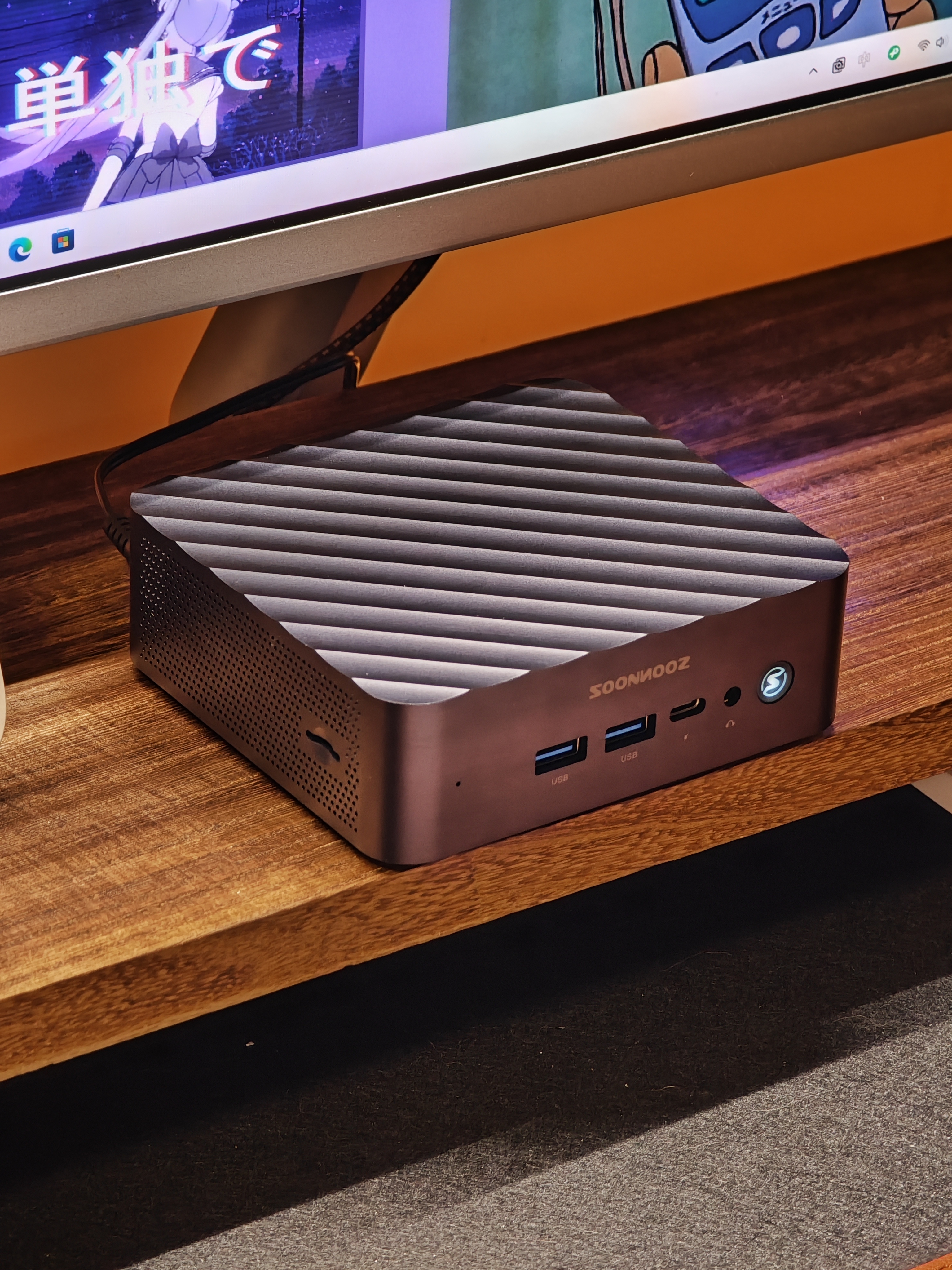 SOONNOOZ Mini PC Intel 12th N100 N5095 Windows11 DDR4 8GB 16GB SSD ordinateur de jeu de bureau WIFI5