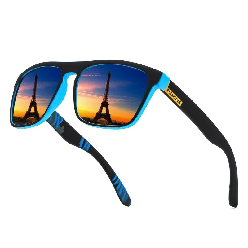 Gafas de sol polarizadas UV400 para hombres que conducen gafas de sol Tawny con marco grande y sombreado especial para mujeres
