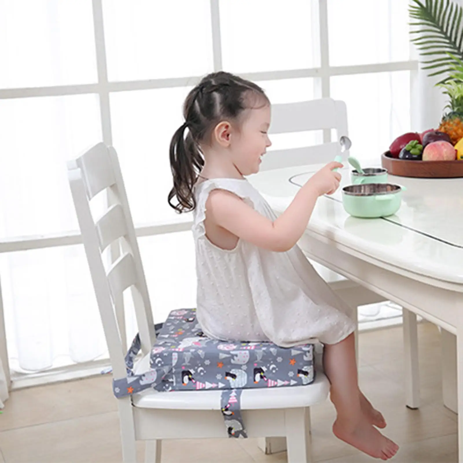 Ghế Ăn Đệm Tăng Cường Ghế Tăng Đệm Ghế Tăng Chiều Cao Có Đệm Cho Bé Trai Bé Gái Tập Đi Cho Bé