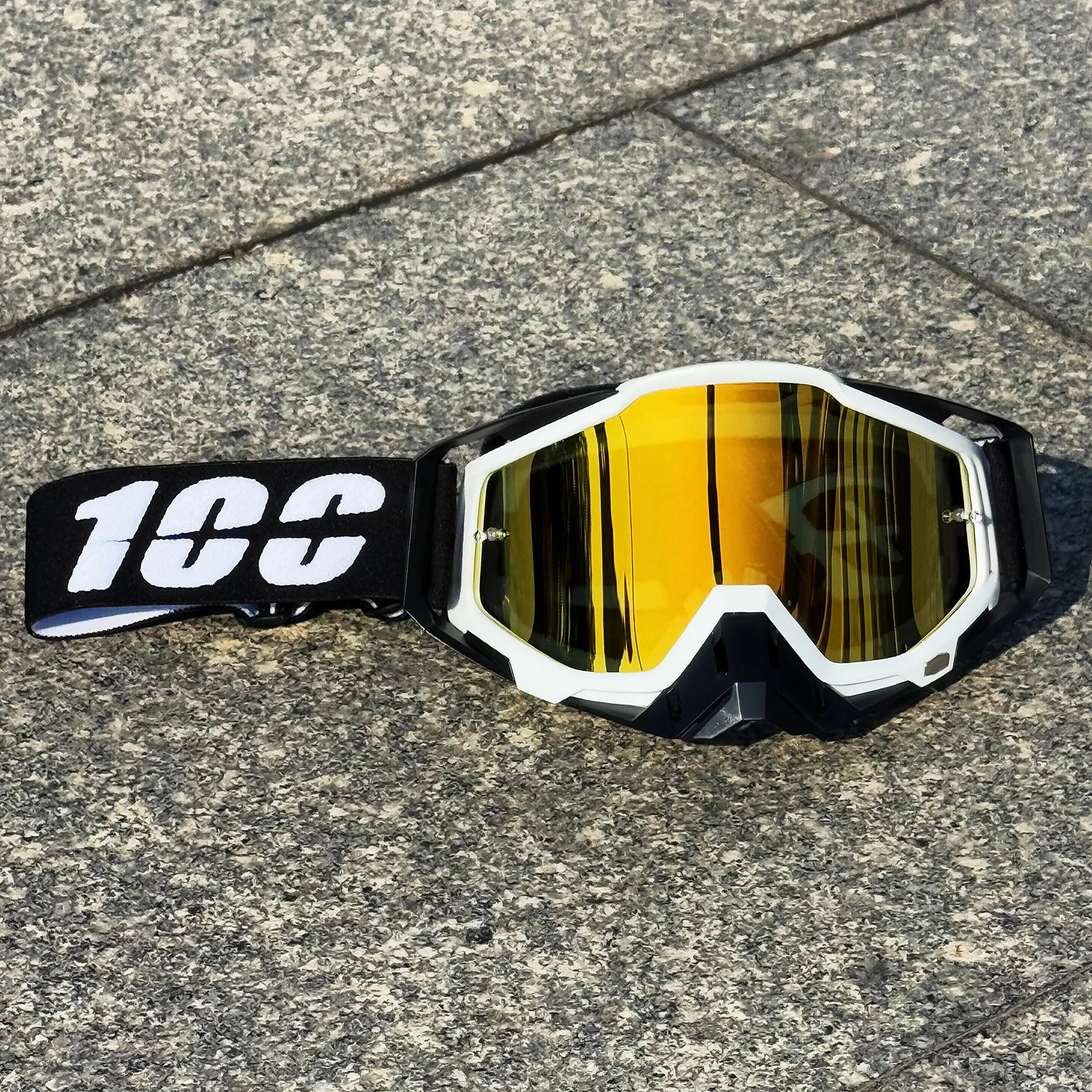 Hot 100 gogle motocyklowe okulary rowerowe Outdoor Off-Road Ski Sport MX ATV motor terenowy okulary wyścigowe Motocross gogle rowerowe
