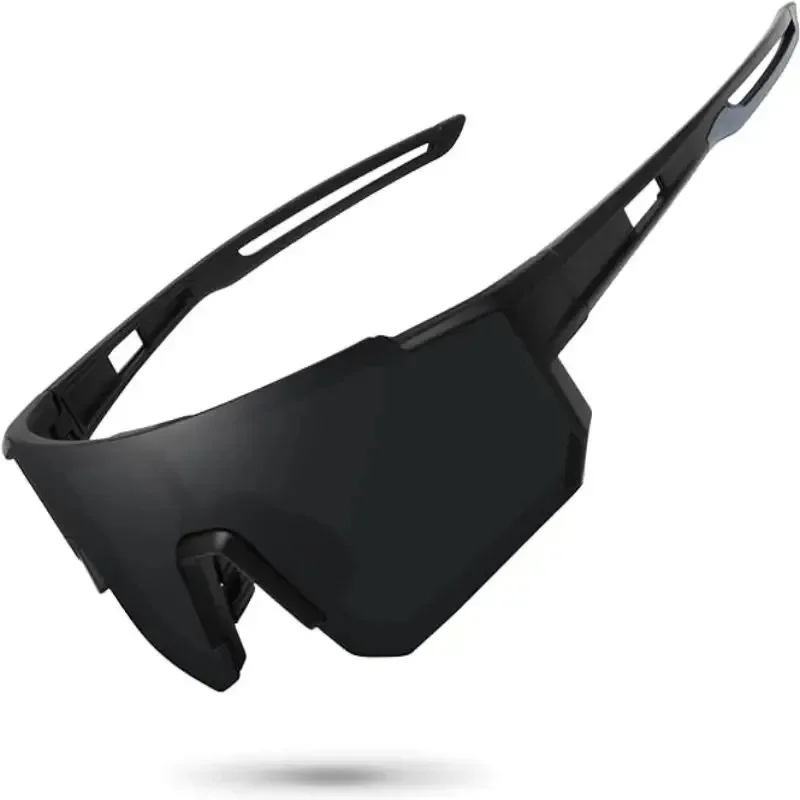 New Outdoor Riding Sunglasses One-piece Bicycle Windscreen  European and American MEN'S Sports Sunglasses