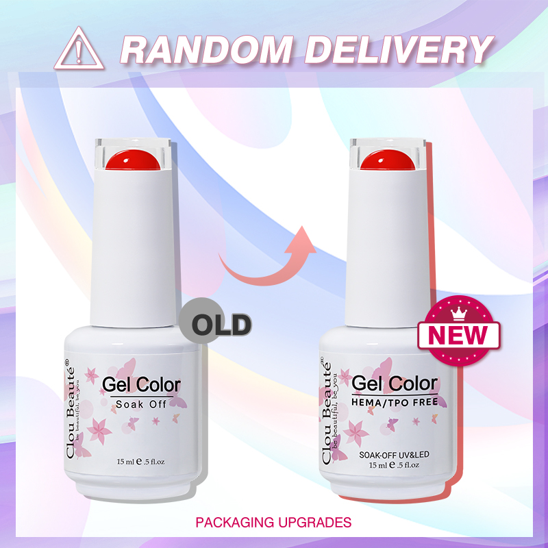 Clou Beaute 15 ml Czerwony Czarny Biały Zielony Neonowy Żelowy Lakier Do Paznokci Base Top Coat Velvet Top 400 Kolorów Półtrwały Żelowy Lakier Do Paznokci