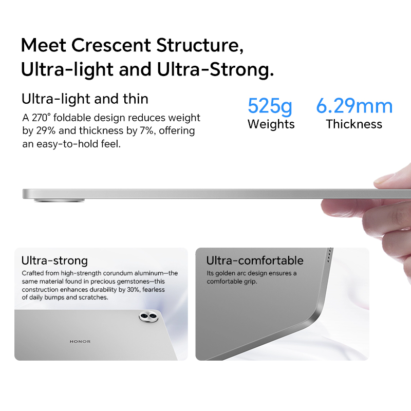 2025 nuevo HONOR Pad 10 versión Global 12,1 ''WIFI 2,5 K HONOR pantalla cómoda ocular 10100mAh batería de altadense de energía MagicOS 9,0