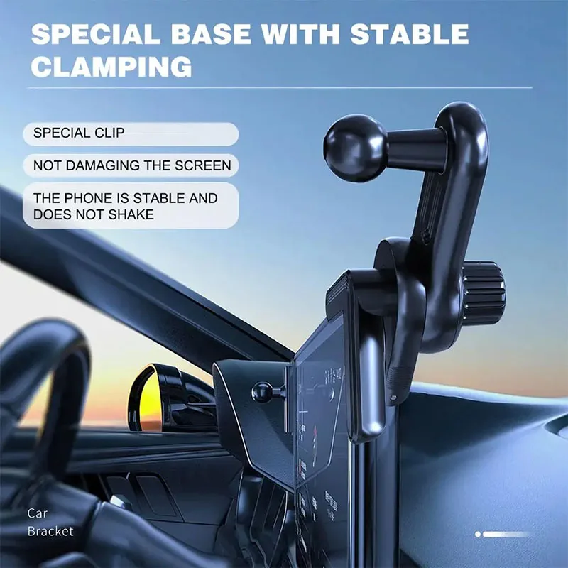Universal Car Display Screen Car Phone Holder Support Mount for Tesla Model 3 Y S X BYD ATTO 3 SEAL DOLPHIN ZEEKR