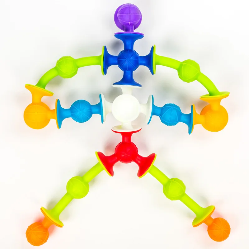 Zuignapspeelgoed, Soft Throw Darts Set, Bouwstenen Pop Sucker Speelgoed, Fidget Speelgoed voor kinderen, Ouder-kind Interactief spel