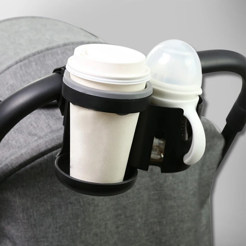 Suporte de copo para assento de carrinho, garrafa de água, copo duplo, suporte para garrafa, carrinho de bebê