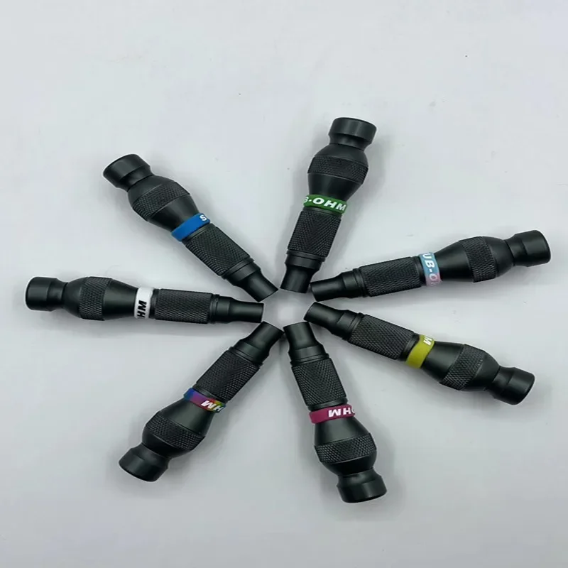 Manico in lega di alluminio di precisione per gambo Punte da 1/4" Comodo mini cacciavite Supporto da 6,35 mm Riparazione Strumenti aperti Professionale