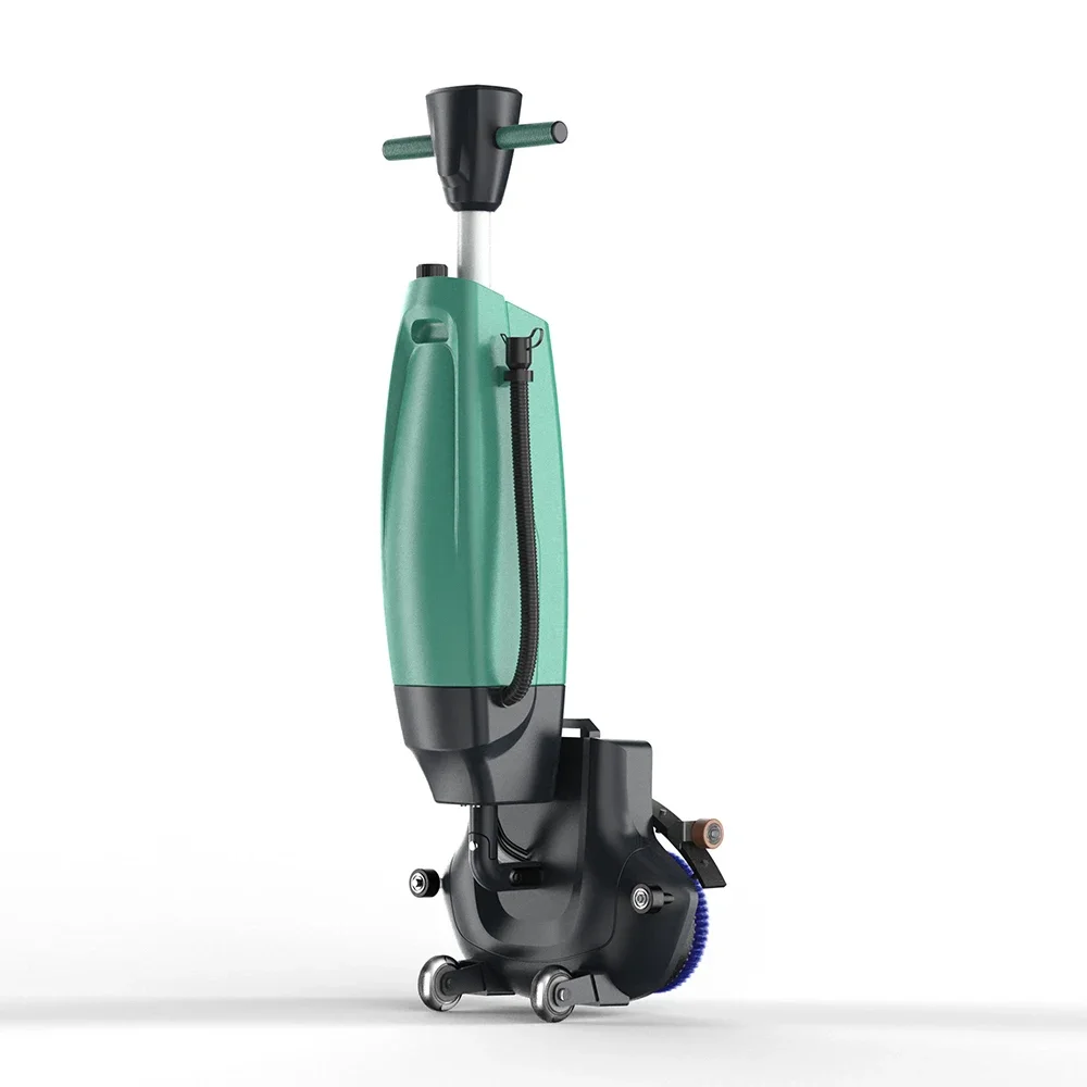 Produsen Mendukung Hand Ride Manual Desain Double Disk 360 Scrubber Lantai yang Dapat Diputar