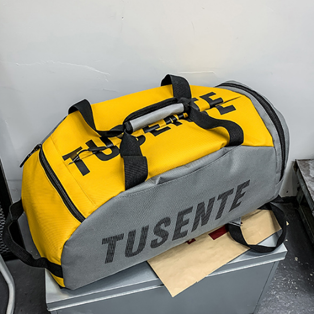 กีฬา Tas Gym ผู้หญิงฟิตเนสกระเป๋าเป้สะพายหลังกันน้ำขนาดใหญ่ Multi-Functional คลังสินค้ารองเท้าผู้ชาย Travel Pack Sportsbag กระเป๋าสะพายไหล่