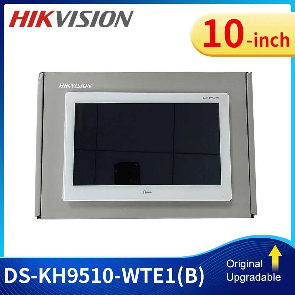 Hikvision DS-KH9510-WTE1 Android Video Liên Lạc Nội Bộ Trong Nhà Ga WIFI Tất Cả Trong Một Màn Hình POE Màn Hình 10.1-Inch Mạng IP Liên Lạc Nội Bộ
