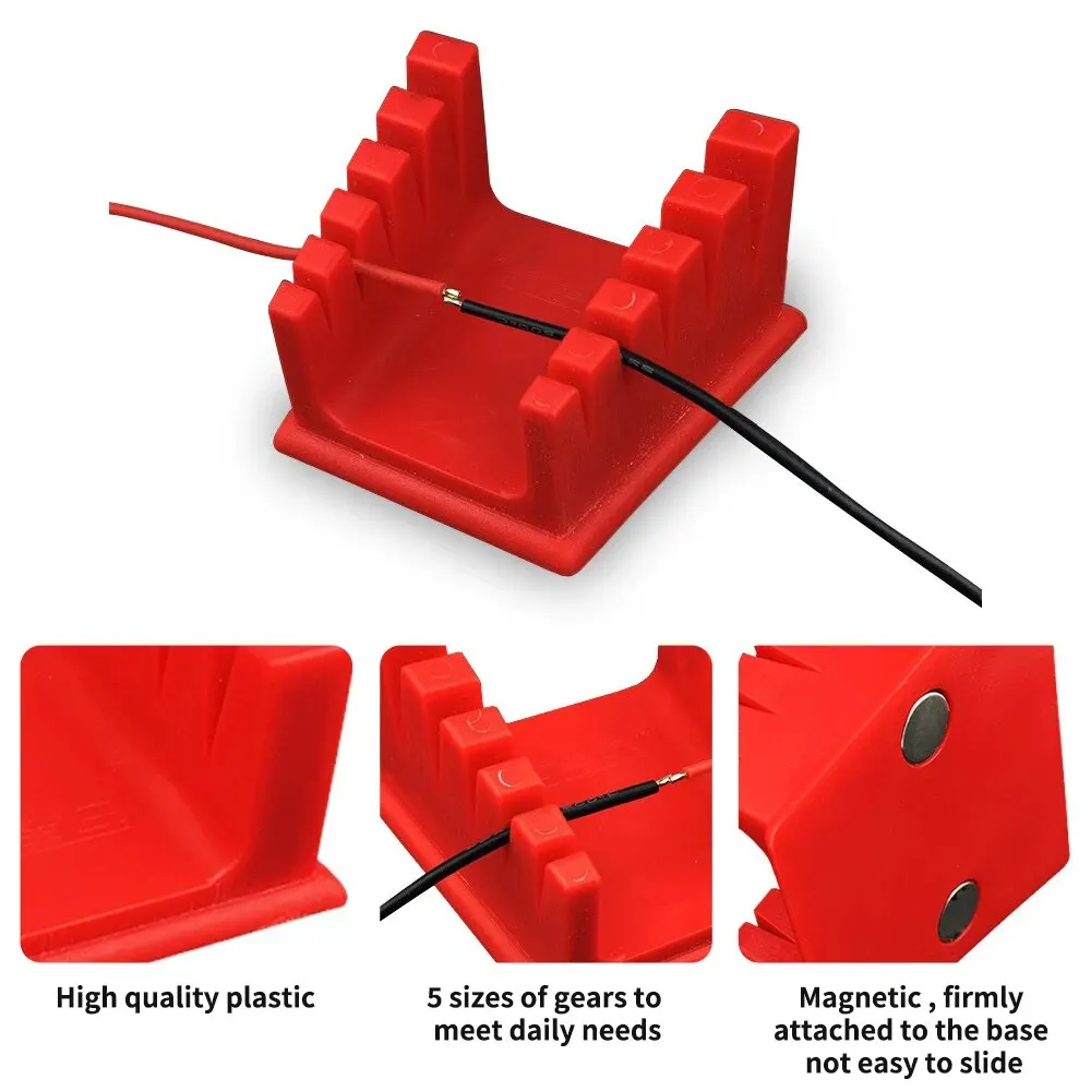 HZY – fixation de fil de soudage ABS, pièce d'imprimante 3D avec deux grands supports magnétiques d'aspiration, pince de Table de soudage pour le soudage de cartes mères