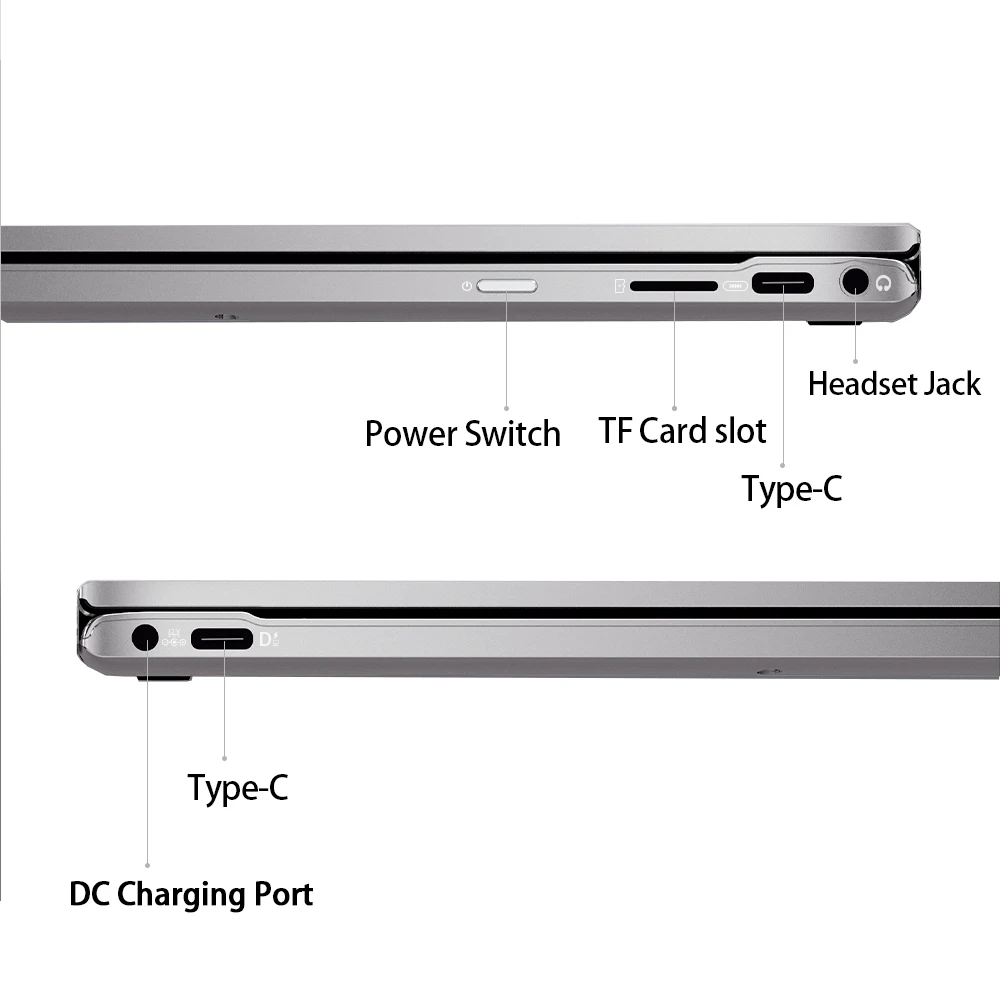 Laptop BMAX Y13 8GB LPDDR4 256GB SSD 1920*1080 IPS Intel N4100 N4120 z ekranem dotykowym