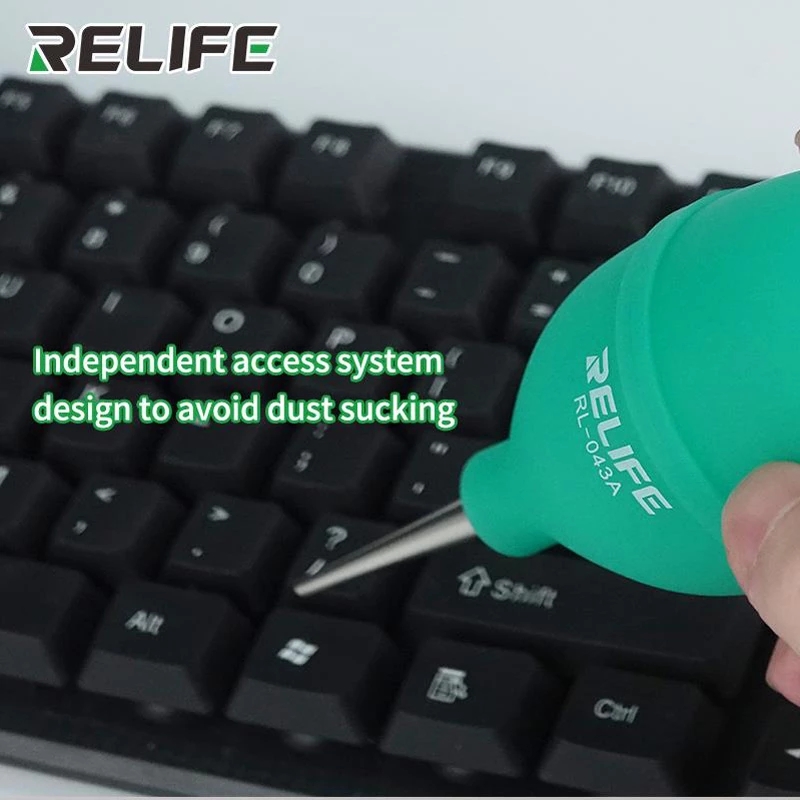 Relife RL-043A 2 で 1 電話修理ダストクリーナー送風機ボールダストクリーニングペン電話 PCB PC キーボードカメラレンズクリーニング