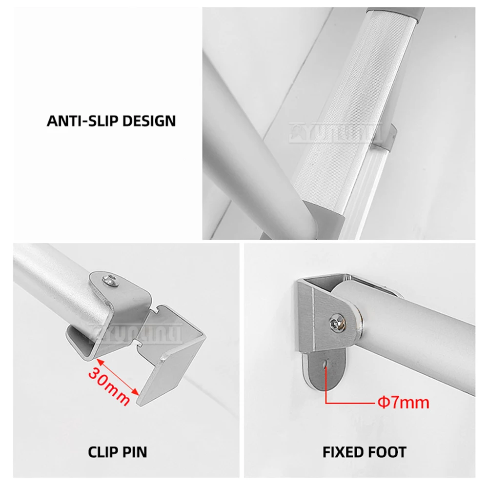 Letto Scaletta per tetto per auto Camper fuoristrada Accessori per auto Portellone posteriore in alluminio Scaletta per arrampicata sul tetto Espansione Portapacchi Scaletta