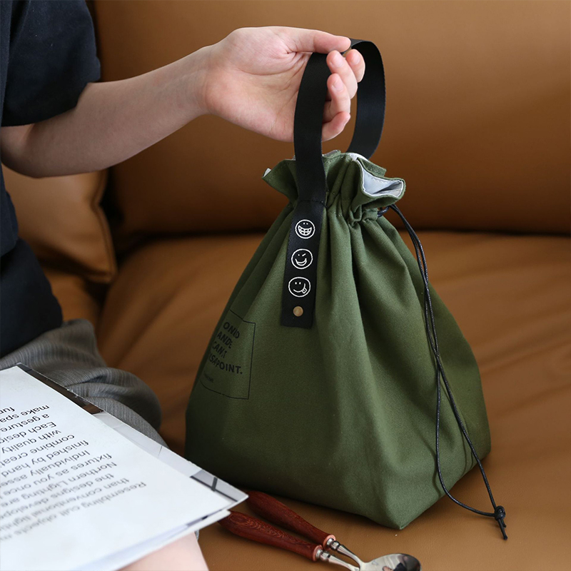 Sac à déjeuner en toile, boîte à Bento, sac à main Portable pour pique-nique en plein air, conteneur de dîner, école, conservation des aliments frais, fourre-tout, accessoires