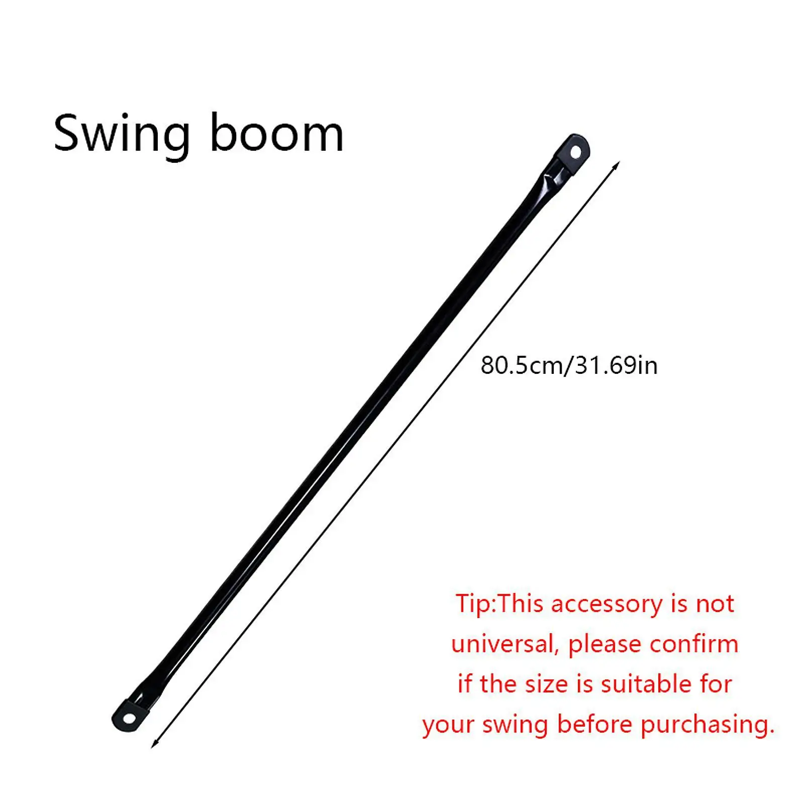 2Pcs Swing Replacement Rods for Tree Swing for Backyard Garden Swing Seat