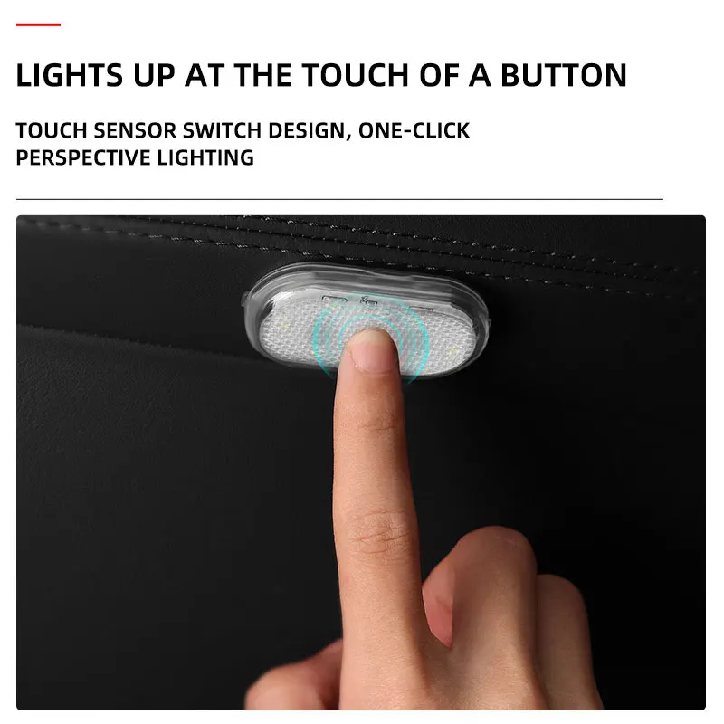 Sensor de movimento led ligh multi cor luzes do carro sem fio mini usb carregamento luz telhado sensor lâmpada leitura para porta tronco do carro
