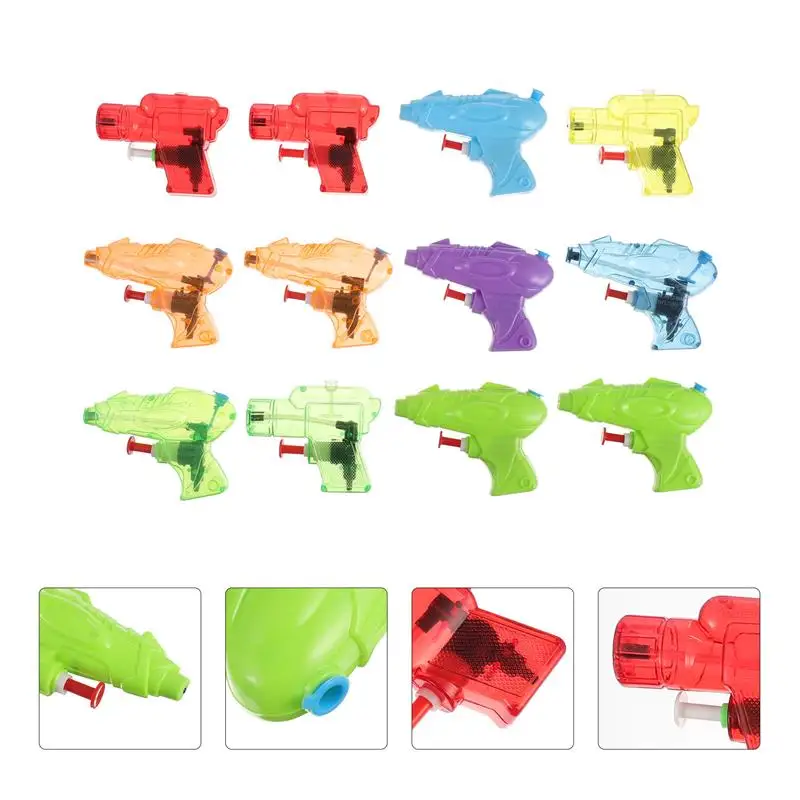 12 ชิ้นน้ําสําหรับเด็ก Soaker Shooter ของเล่นสระว่ายน้ําชายหาดน้ําต่อสู้ของเล่นสําหรับ Pool Party