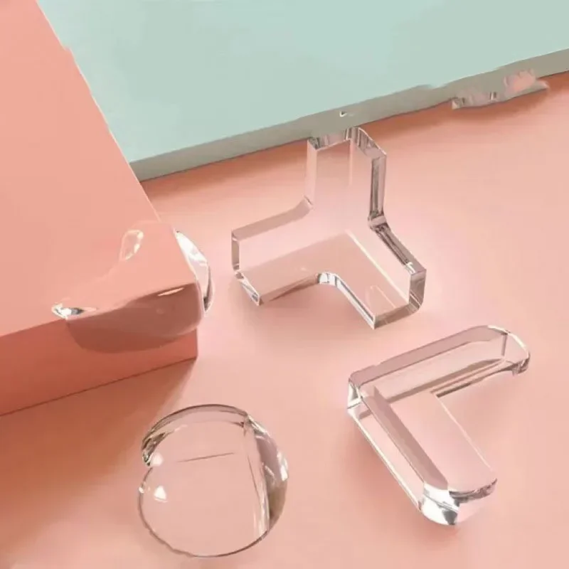 Protector de silicona de seguridad para niños y bebés, cubierta protectora de borde de esquina de la Mesa, protectores de bordes anticolisión, 4 Uds./10 Uds.