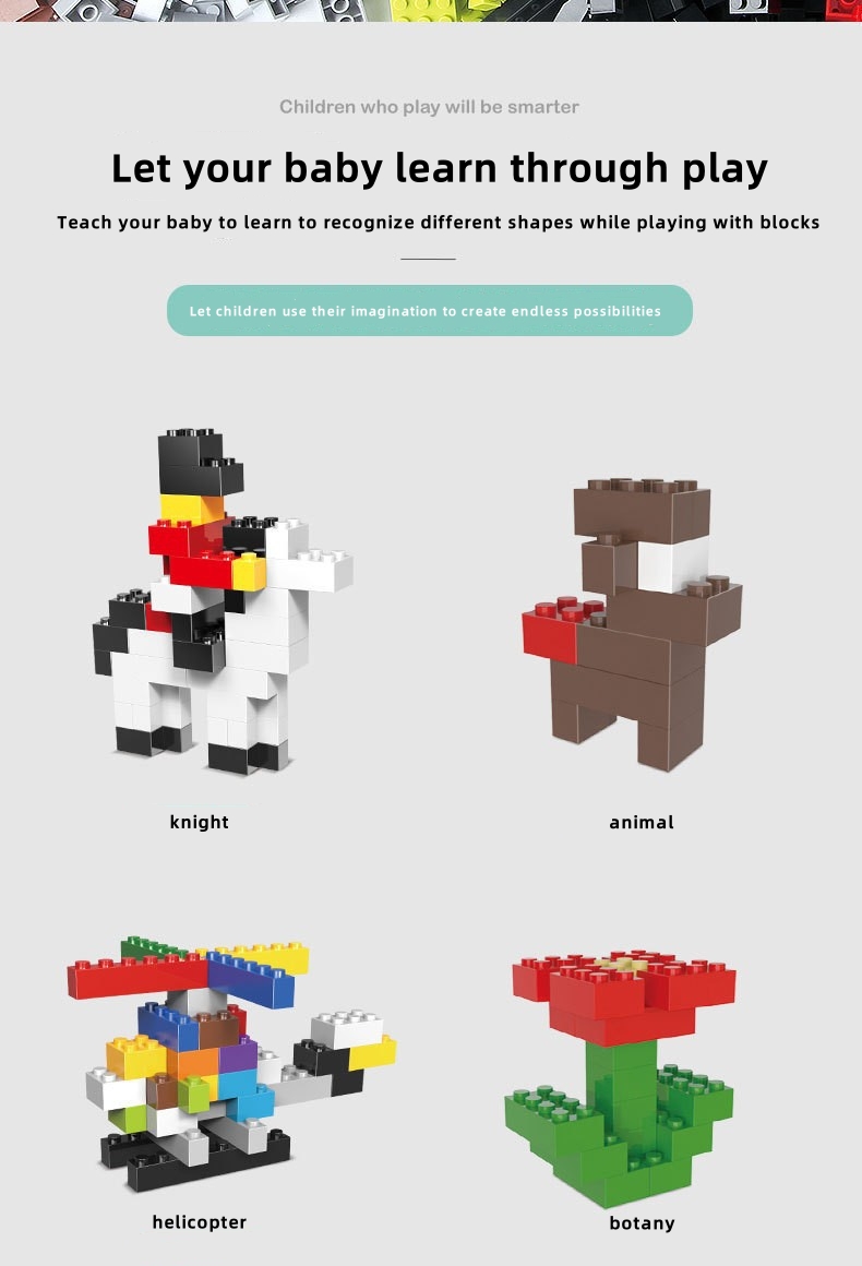 1000 diy blocos de construção criativos conjunto em massa urbano clássico blocos de construção montado presente aniversário brinquedos educativos das crianças