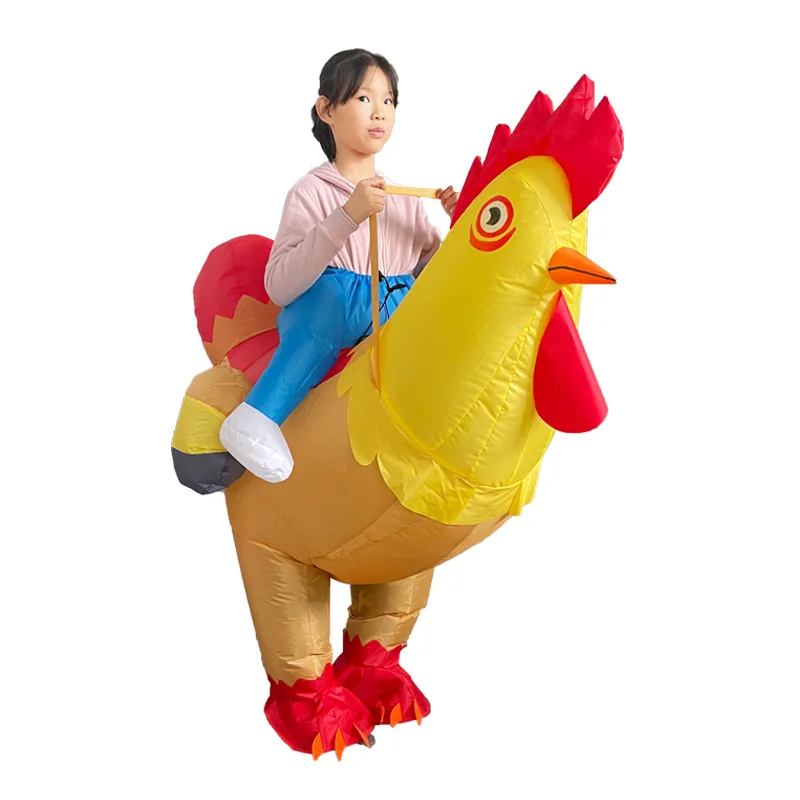 Funny Walking Show Rooster Inflatable Suit Wandering Stage Performance Props