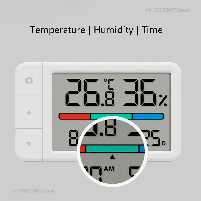 Xiaomi MiaoMiaoCe Intelligent Thermometer Hygrometer Multi Function Clock HD Digital Display Weather Station Standing Hanging