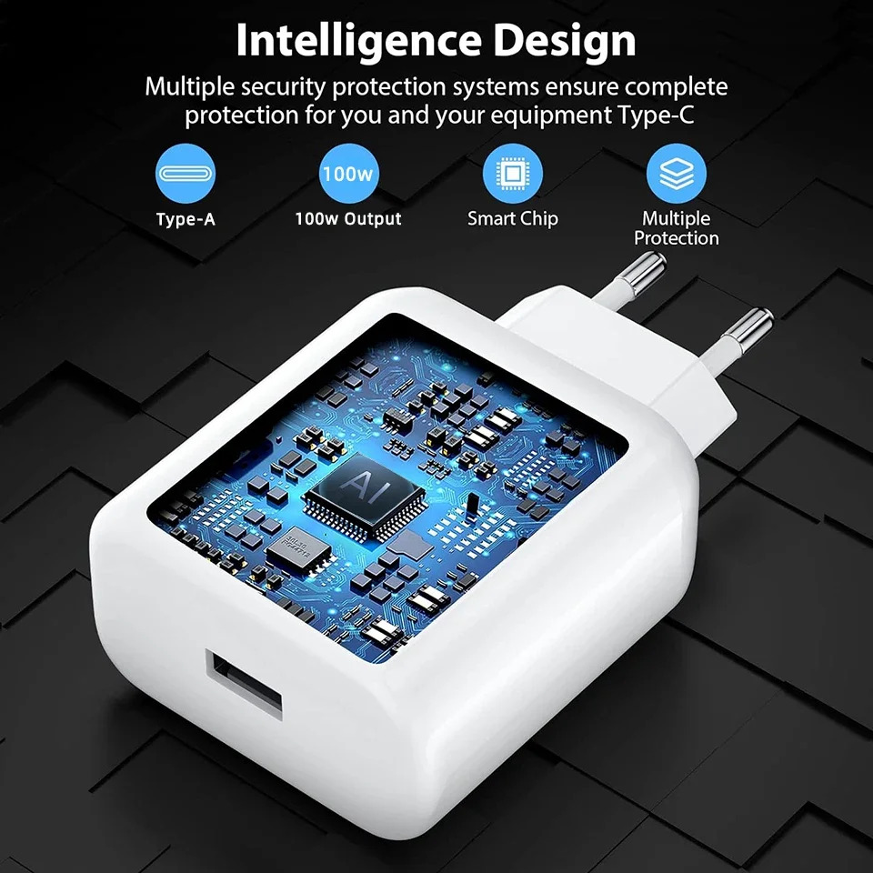 For 100W Charger Oneplus Original Supervooc Fast Charging Travel Adapter For Oppo Find X6 X5 Realme 11 Pro+ 10 Pro