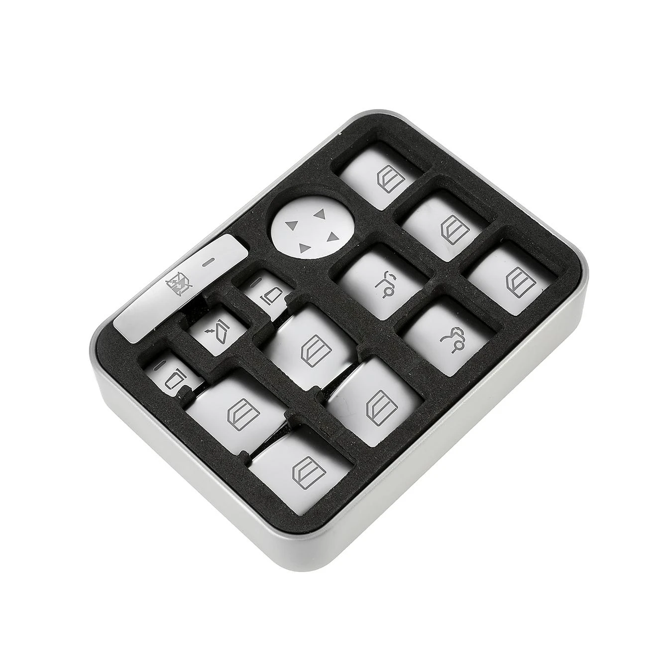 Cubierta de botón de elevación de ventana de coche, pegatina de Panel de interruptor, estilo para Mercedes Benz Clase A B C W204 W212 GLA GLK CLA GL ML GLE