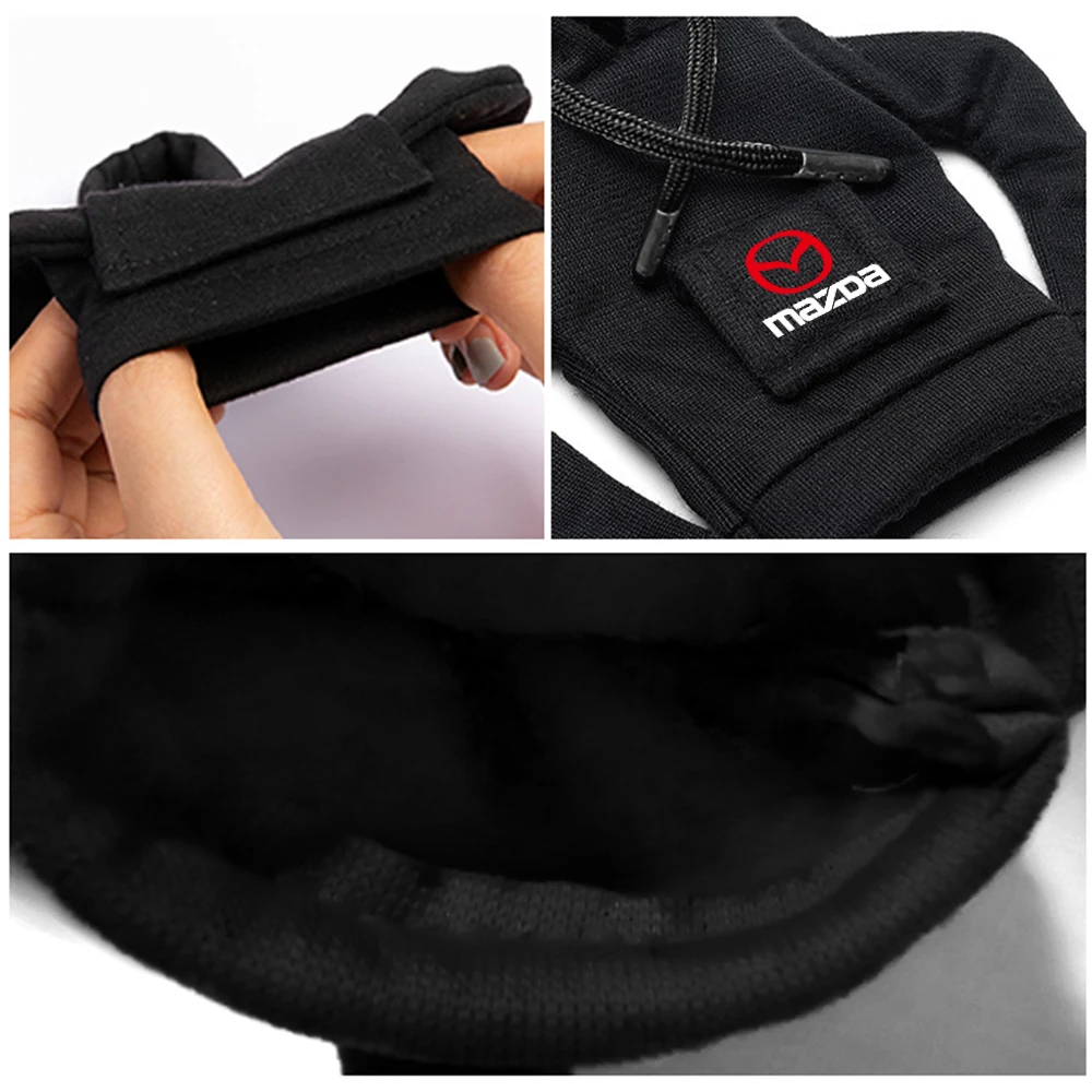 Sudadera con capucha Universal para palanca de cambios de coche, cubierta de palanca de cambios, sudadera, cubierta de palanca de cambios para Mazda Atenza Speed 6 CX-3 CX-4 CX 5