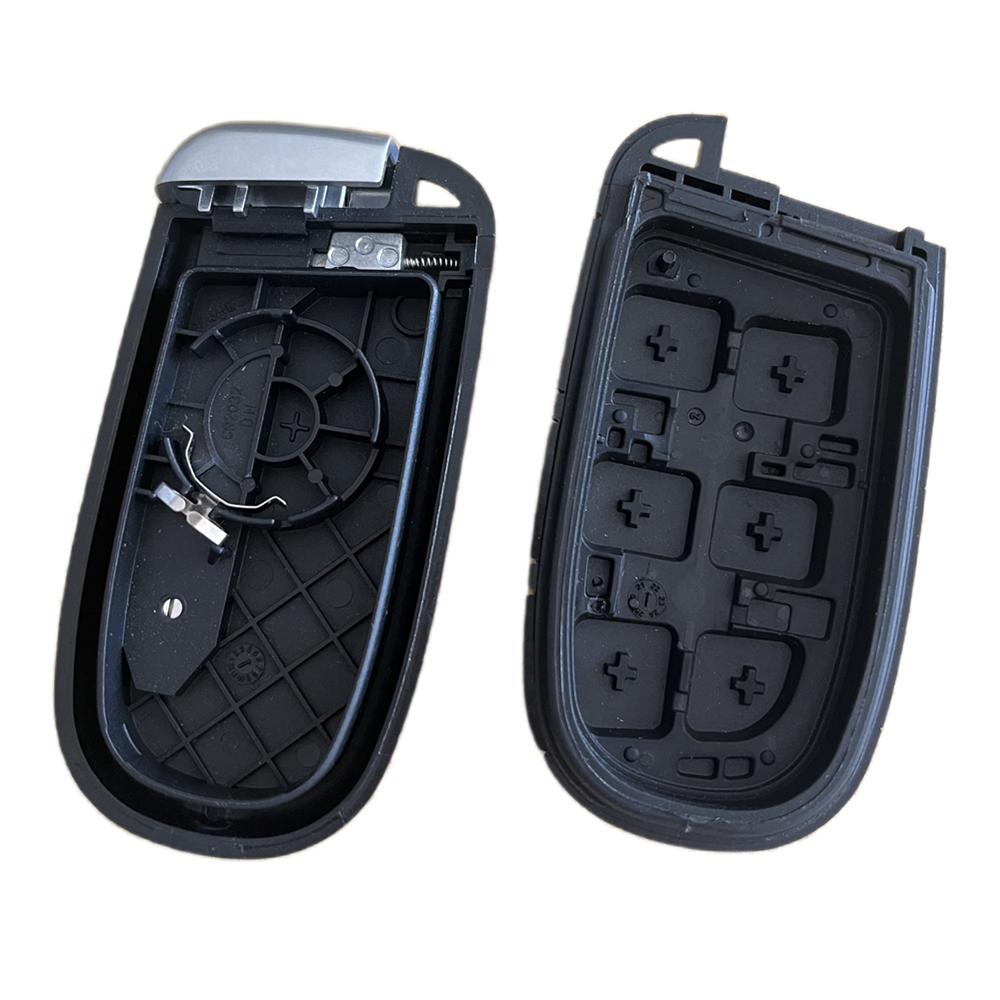 1 個アメリカンマッスルカーキーシェル 5 ボタンダッジダートラム 1500 チャレンジャーチャージャークライスラー 300 ジープ SRT キーレス