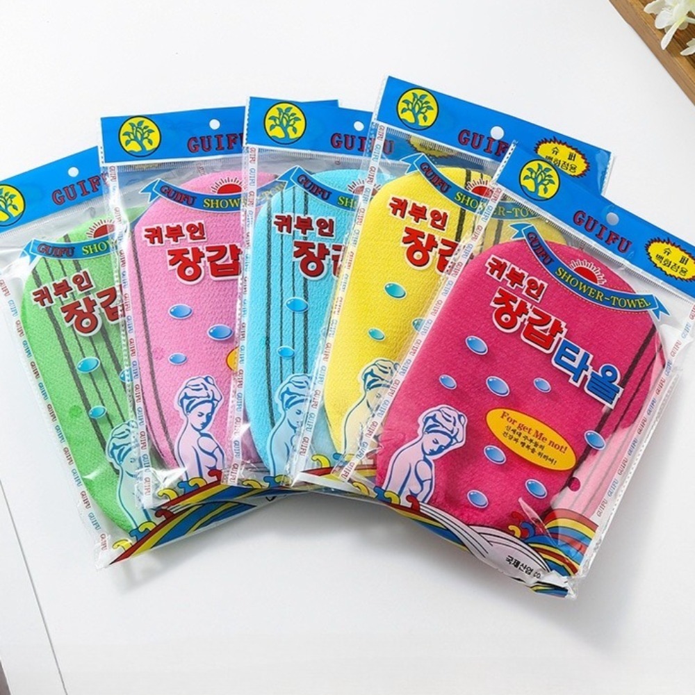 Итальянское банное полотенце для скруббера для тела в сочетании с корейским клеем, отшелушивающие корейские варежки, массажные перчатки для мытья тела