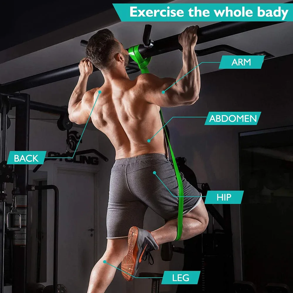 Taśma oporowa Wytrzymały lateksowy sportowy elastyczny pasek Podciąganie Opaski wspomagające do ćwiczeń Pilates Fitness Kształt ciała Domowa siłownia