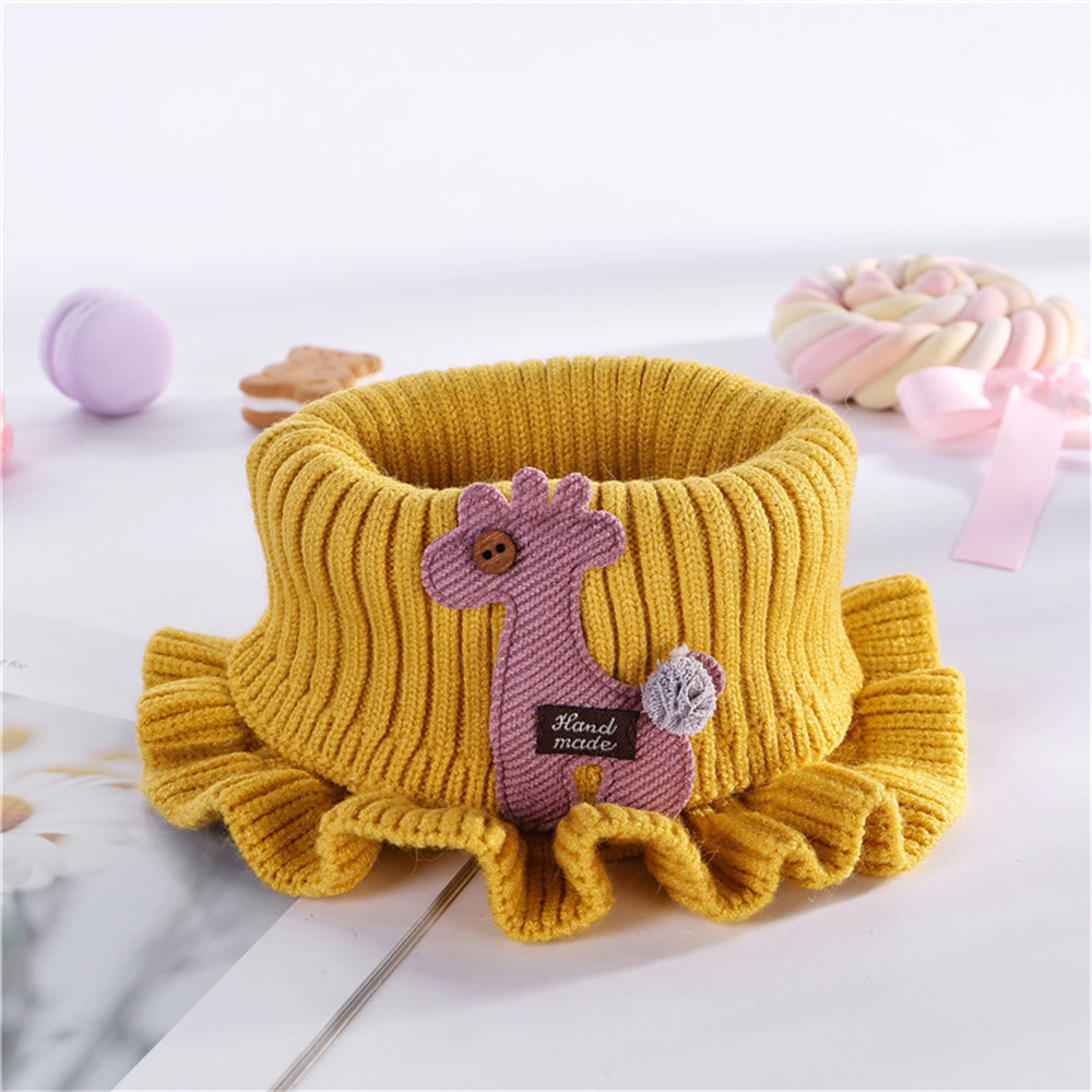 Winters chal gestrickter Schal Vorschul kragen Kinder schal Cartoon niedlicher Kinder schal gestrickt und warmer dekorativer Kragen