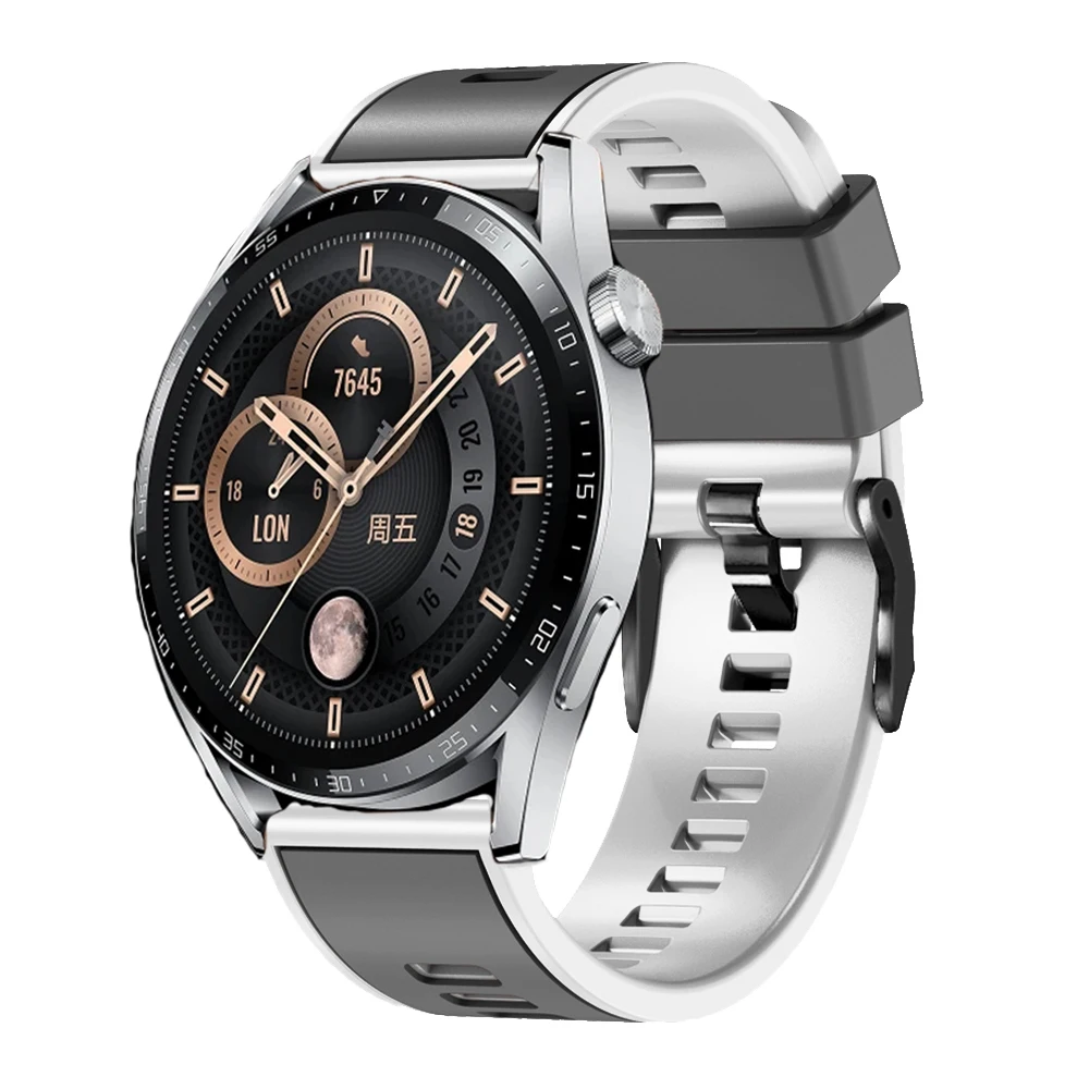 22 ミリメートルスマート時計バンドベルト Huawei 社腕時計 GT 4 46 ミリメートルストラップリストバンド GT 3 2 GT3 GT2 プロ 46 ミリメートルシリコン時計バンドブレスレットコレア