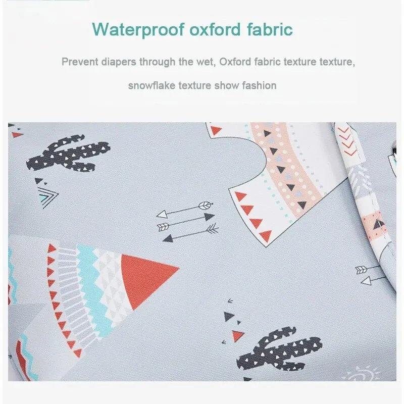 Sac à couches imperméable pour bébé, sac sec et humide, pochette de rangement pour maman, organisateur de couches, fourre-tout, sac de transport pour poussette de voyage