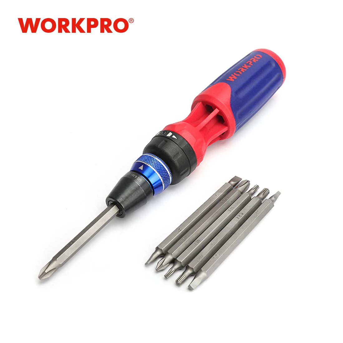 WORKPRO 12 Trong 1 Siết Vít Rãnh Phillips Tua Vít Đầu Torx Bộ Với Nhanh Tải Cơ Chế Tua Vít S2 Bit
